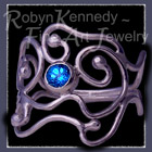 Sterling Silver and Paraiba Blue Topaz 'Eye Candy I' Ring Image