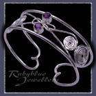 Sterling Silver and Gemstones 'Calypso' Cuff / Bracelet image