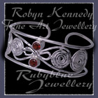 Sterling Silver and Gemstones 'Calypso' Cuff / Bracelet image