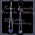 Sterling Silver and Genuine Paraiba Blue Diffused Topaz 'Cleopatra' Earrings Image