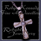 Sterling Silver and Cabochon Garnet 'Taisy' (the mermaid) Pendant Image
