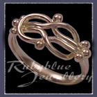 14 Karat Yellow Gold 'Hercules Knot' Ring by Rubyblue Jewlelry