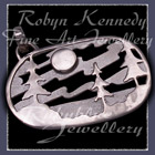 Sterling Silver 'Placid Silver Lake' Key Fob or Pendant Image