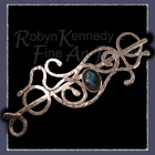 Sterling Silver and Labradorite 'Pride of Nain II' Hair Barrette Image