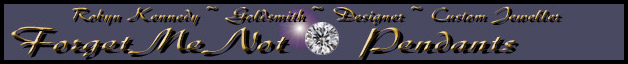 Rubyblue Jewelry Forget Me Not Collection Pendants Image